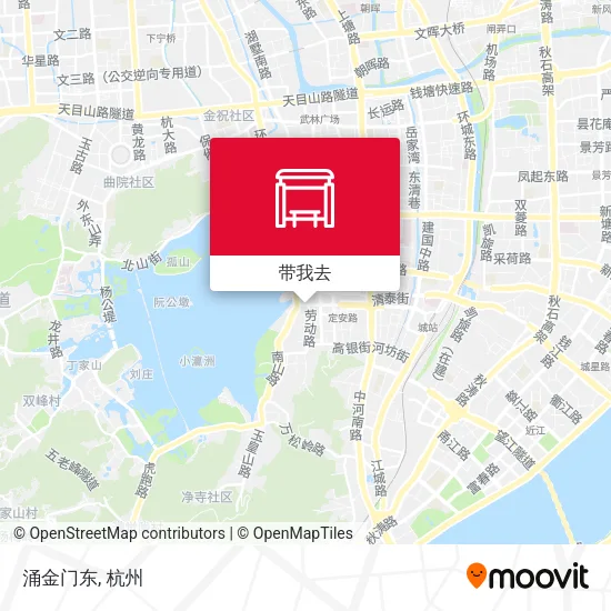 涌金门东地图