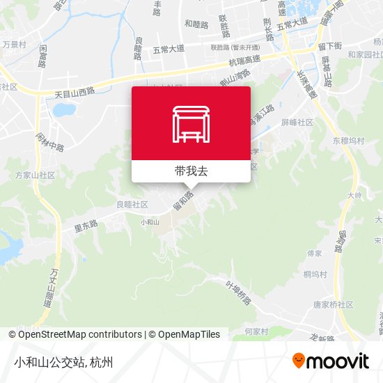 小和山公交站地图