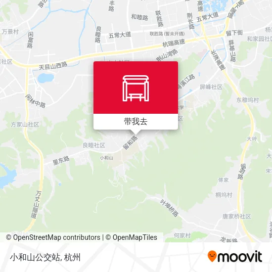 小和山公交站地图