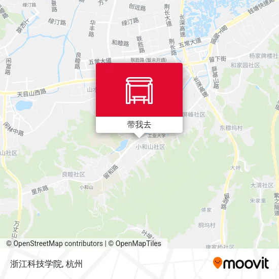 浙江科技学院地图