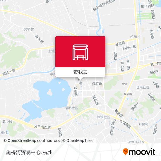 施桥河贸易中心地图