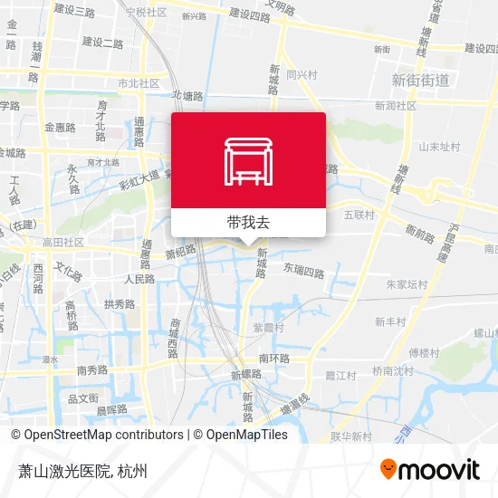 萧山激光医院地图