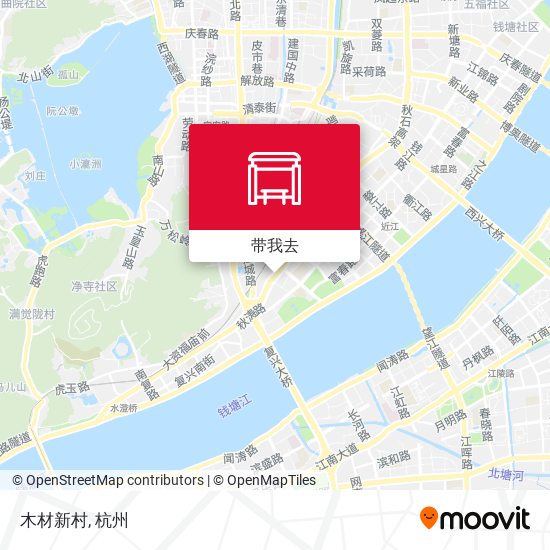木材新村地图