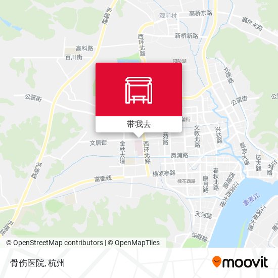 骨伤医院地图