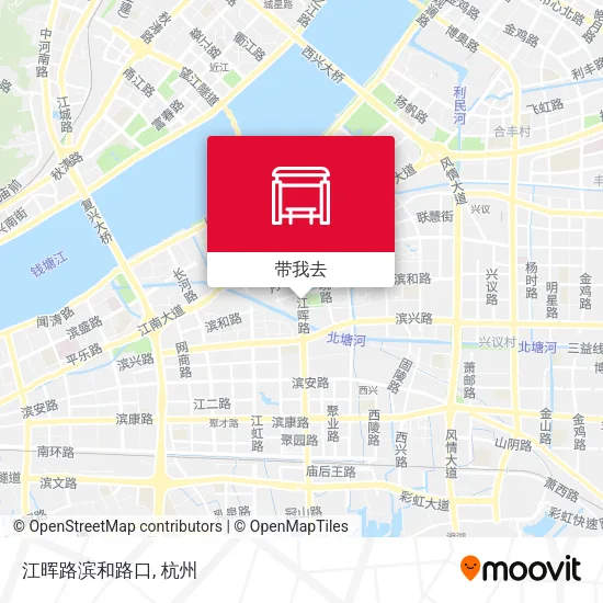 江晖路滨和路口地图