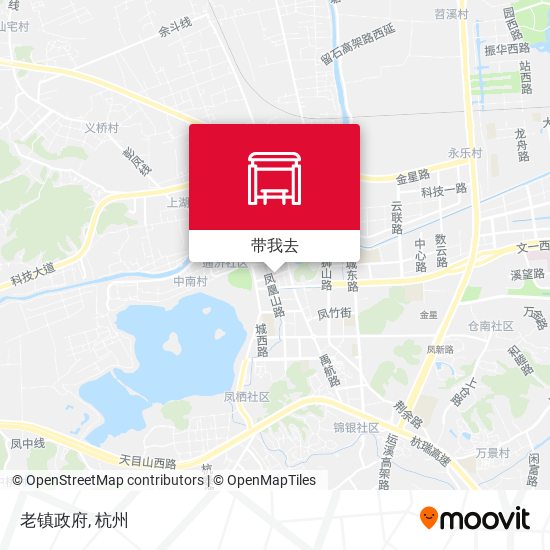 老镇政府地图