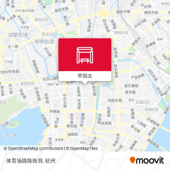 体育场路陈衙营地图