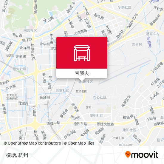 横塘地图