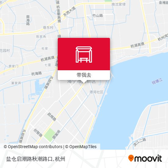 盐仓启潮路秋潮路口地图