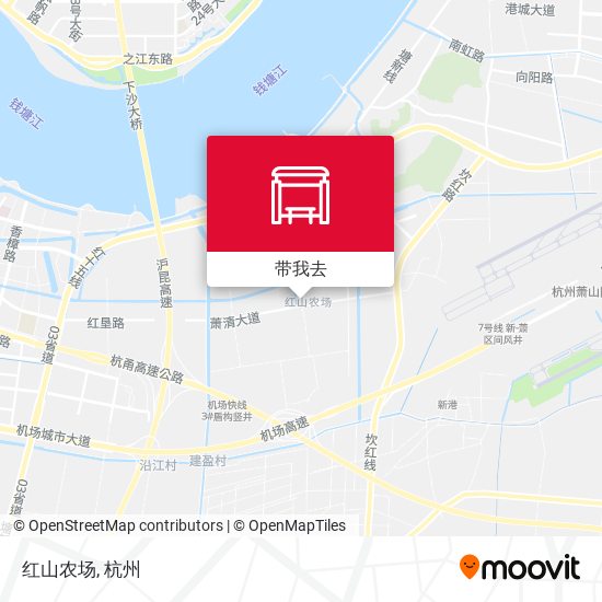 红山农场地图
