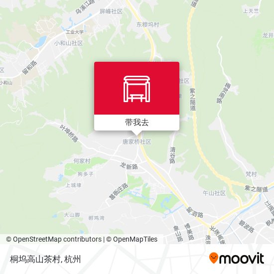 桐坞高山茶村地图