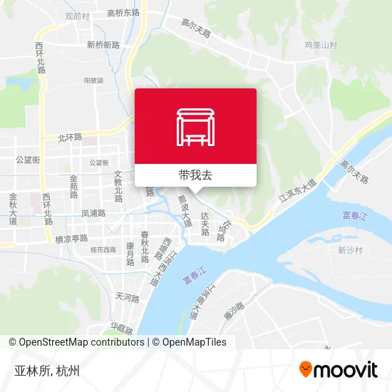 亚林所地图
