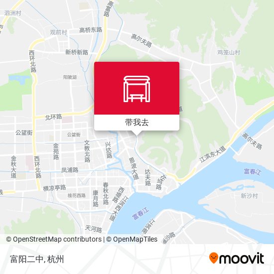 富阳二中地图