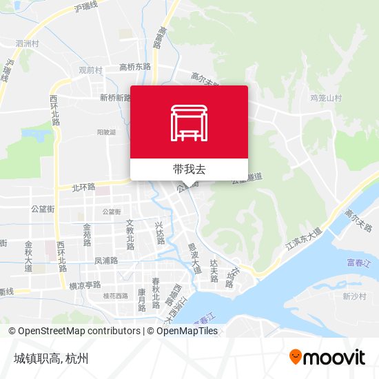 城镇职高地图