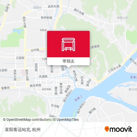 富阳客运站北地图