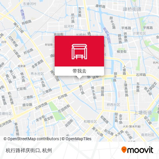 杭行路祥庆街口地图