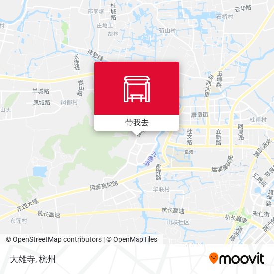 大雄寺地图