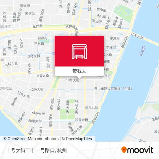 十号大街二十一号路口地图