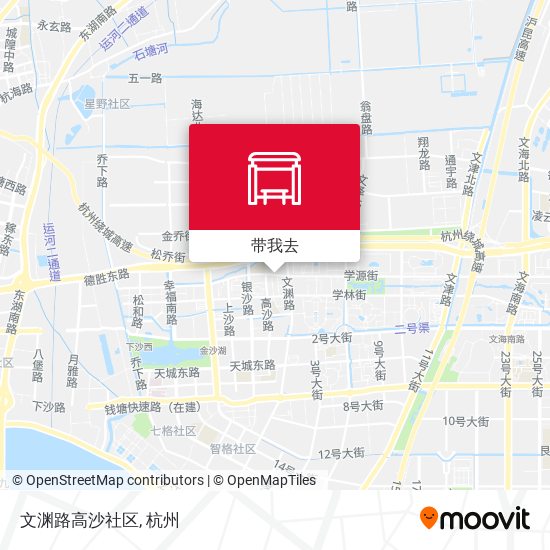 文渊路高沙社区地图
