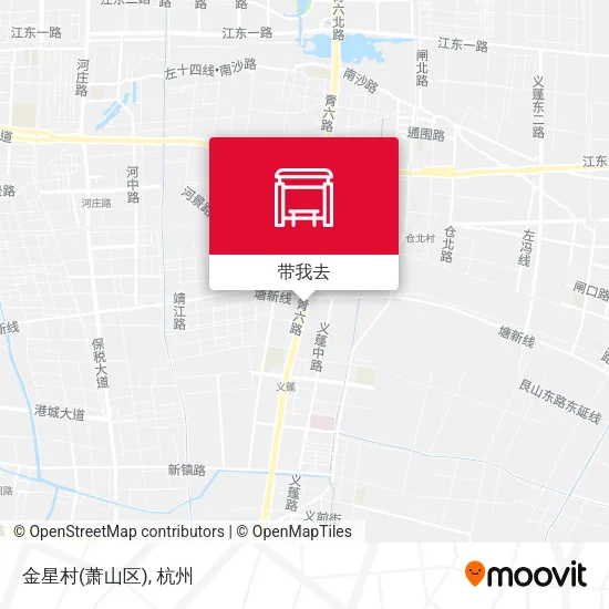 金星村(萧山区)地图