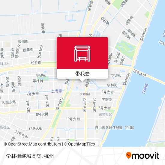 学林街绕城高架地图