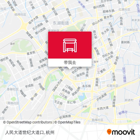 人民大道世纪大道口地图