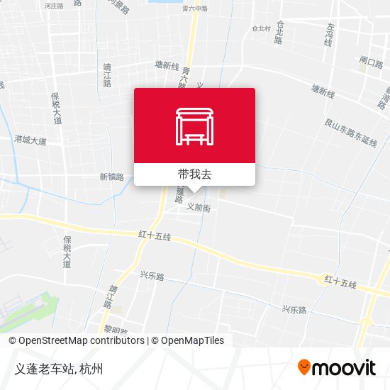 义蓬老车站地图