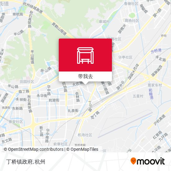 丁桥镇政府地图