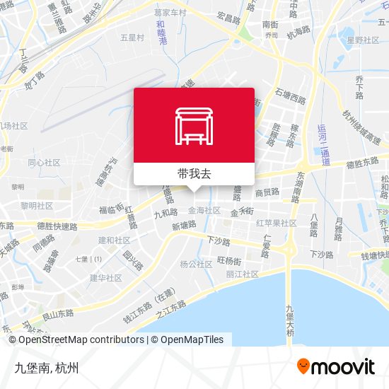 九堡南地图
