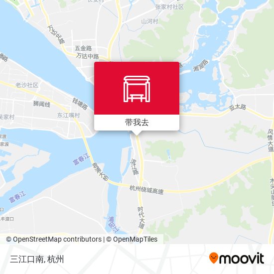 三江口南地图