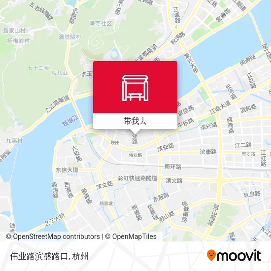 伟业路滨盛路口地图