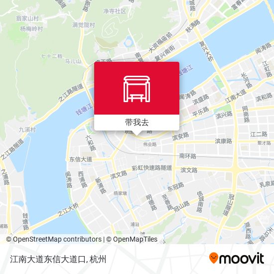 江南大道东信大道口地图