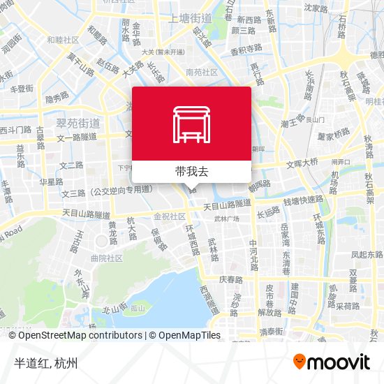半道红地图