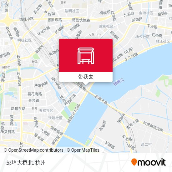 彭埠大桥北地图