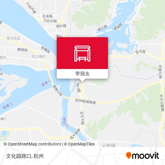 文化园路口地图