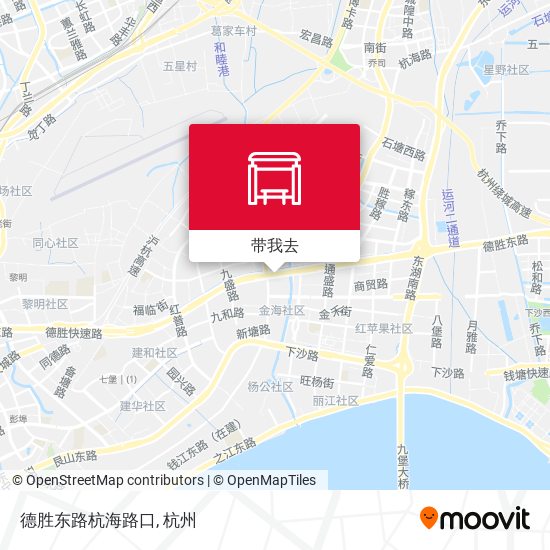 德胜东路杭海路口地图