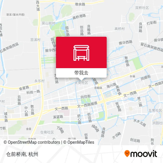 仓前桥南地图