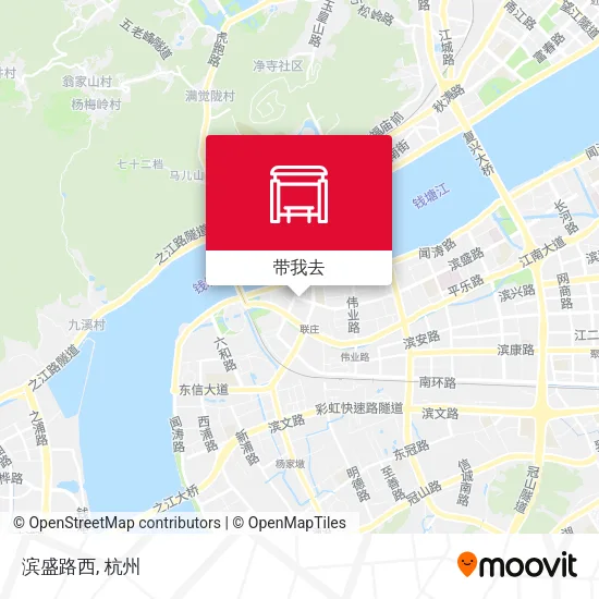 滨盛路西地图