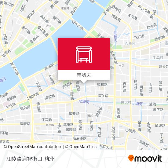 江陵路启智街口地图