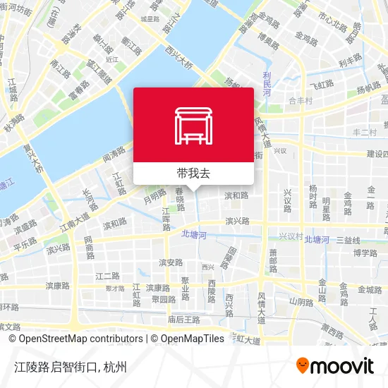 江陵路启智街口地图