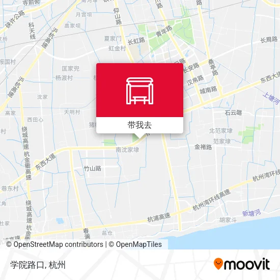 学院路口地图