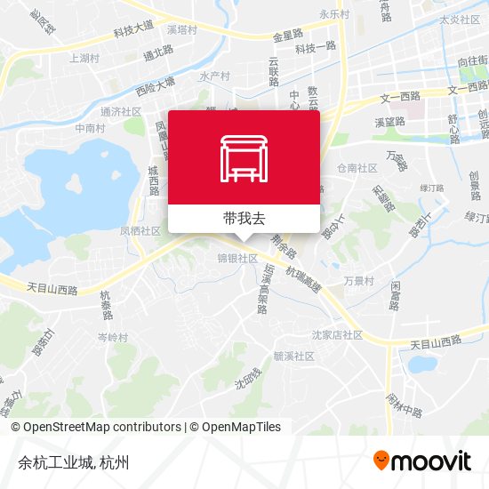 余杭工业城地图
