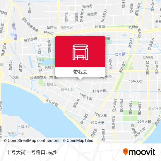 十号大街一号路口地图