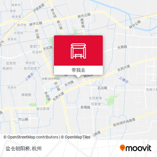 盐仓朝阳桥地图