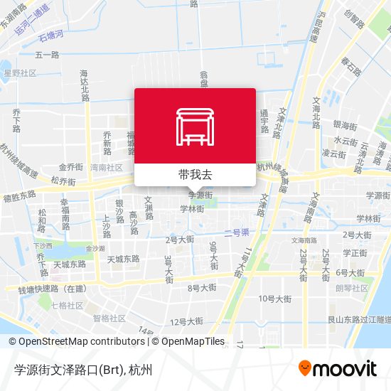 学源街文泽路口(Brt)地图