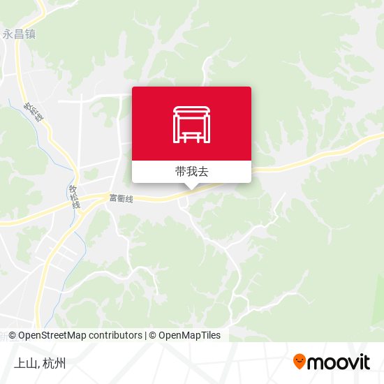 上山地图