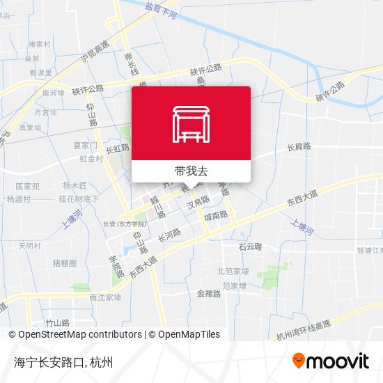 海宁长安路口地图