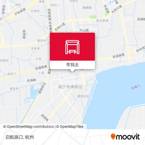启航路口地图