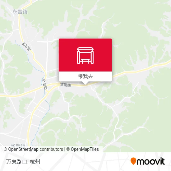 万泉路口地图