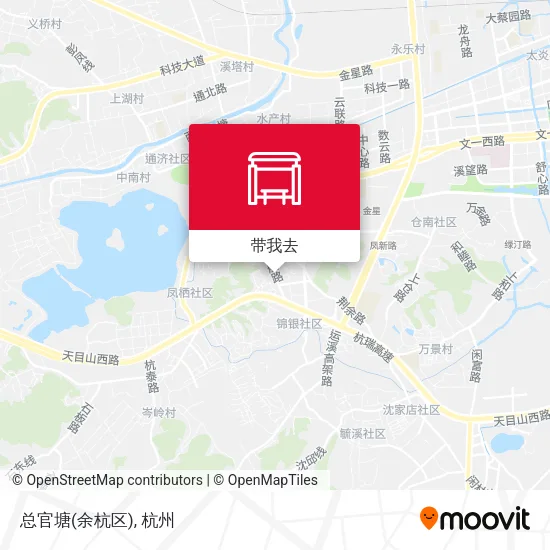 总官塘(余杭区)地图